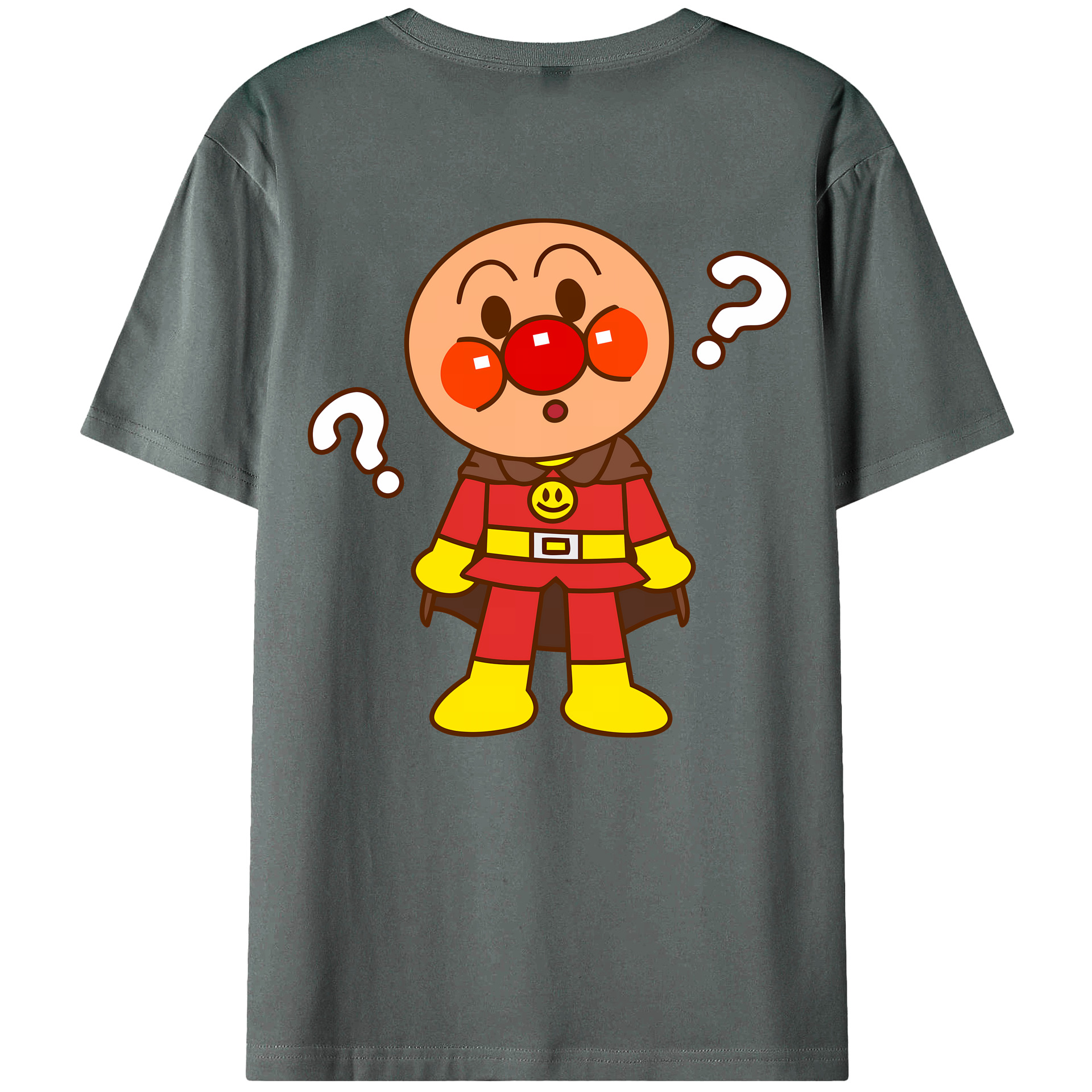 （画像用） アンパンマン Anpanman 綿100％ メンズ半袖Tシャツ（バックプリント） 通気性
